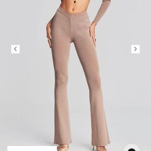 Ser.O.Ya Lux ribbed high rise flared pants